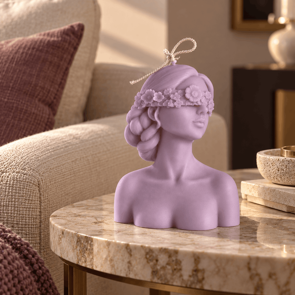 Sculpted Figure Candle