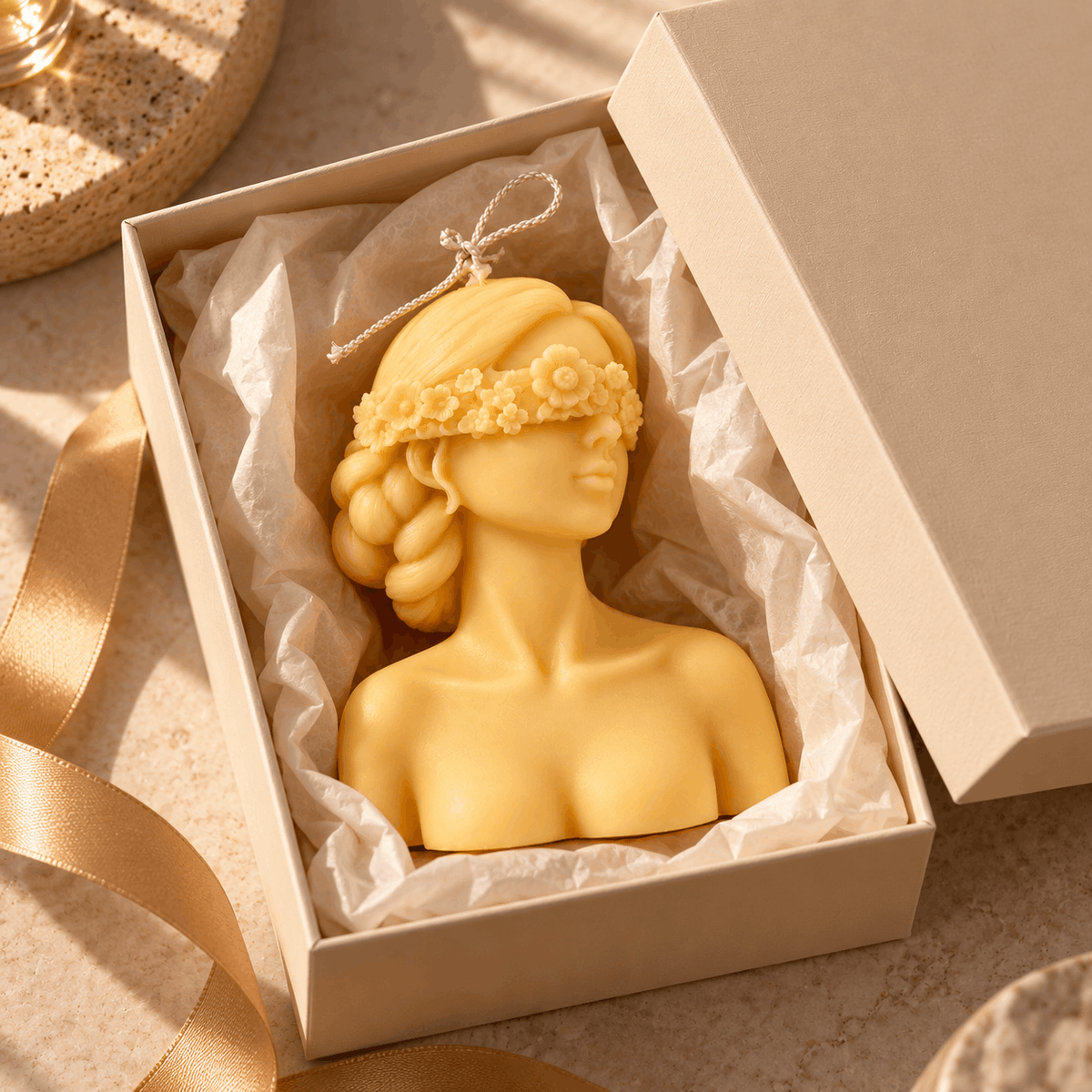 Sculpted Figure Candle