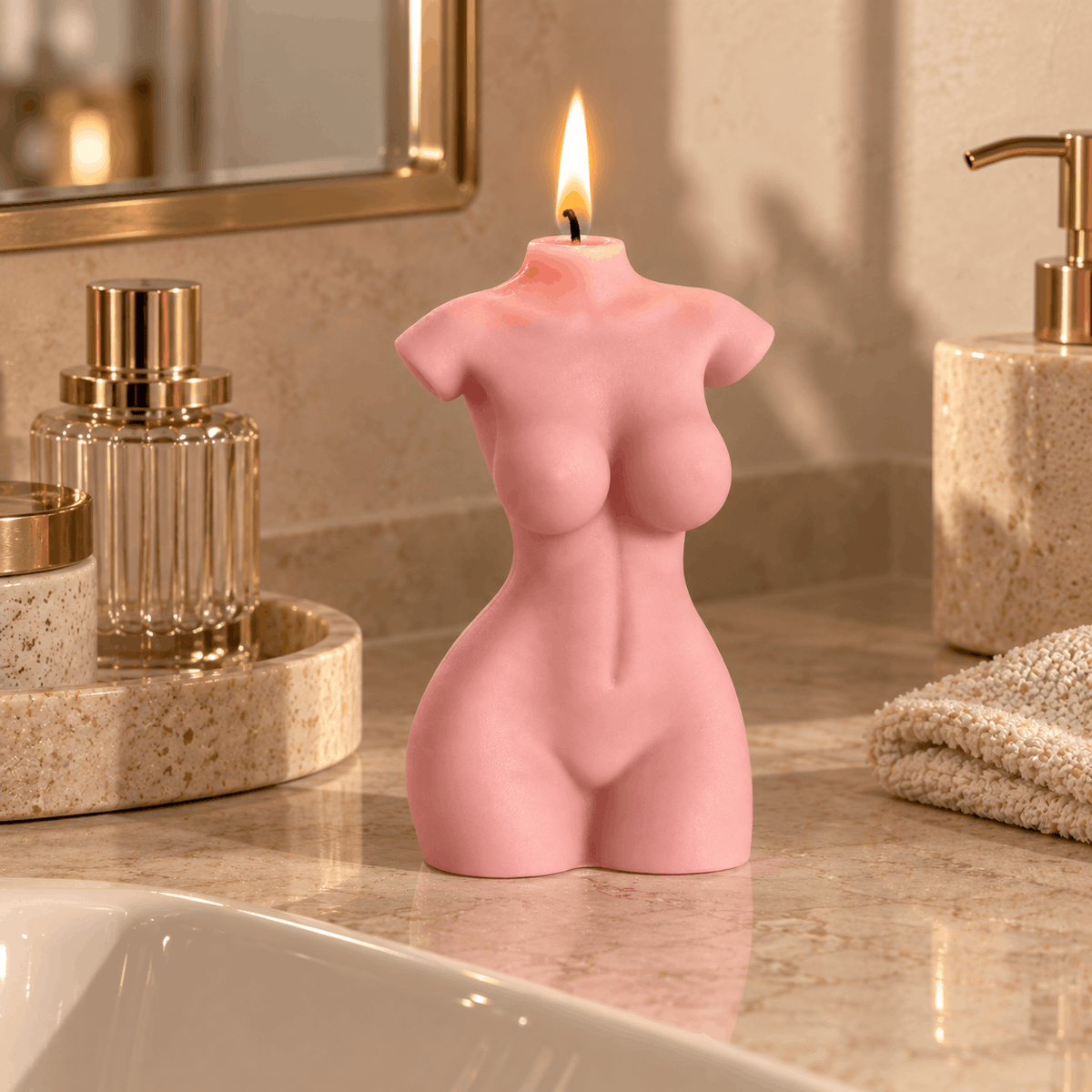 Sculpted Figure Candle