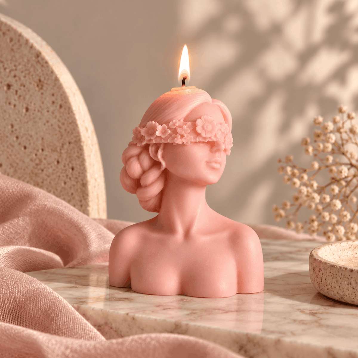 Sculpted Figure Candle