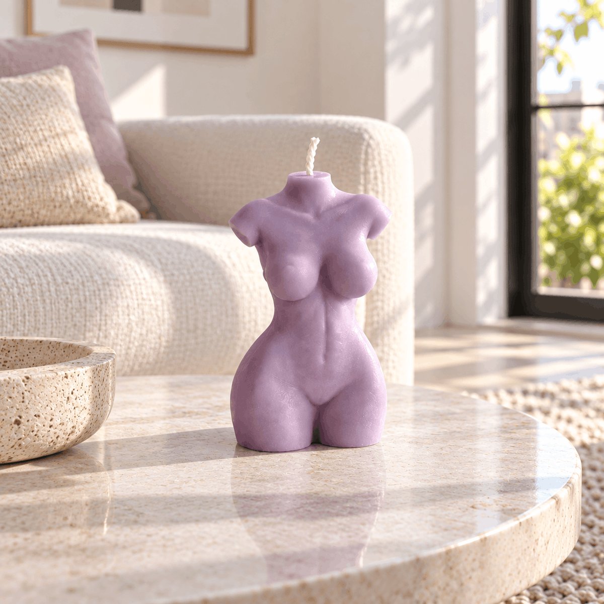 Sculpted Figure Candle