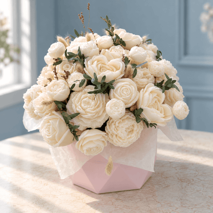 Eternal Bloom Bouquet Candle