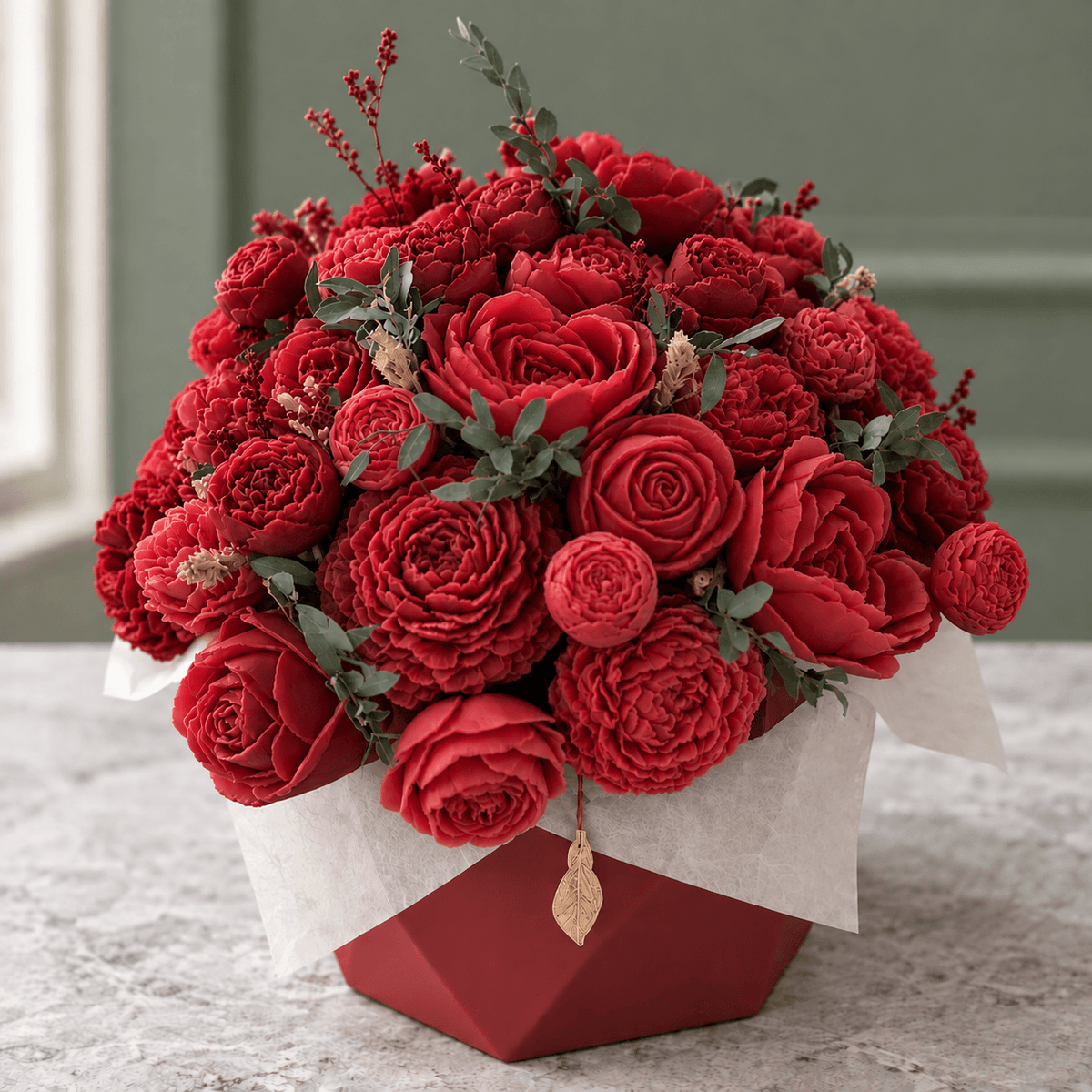 Eternal Bloom Bouquet Candle