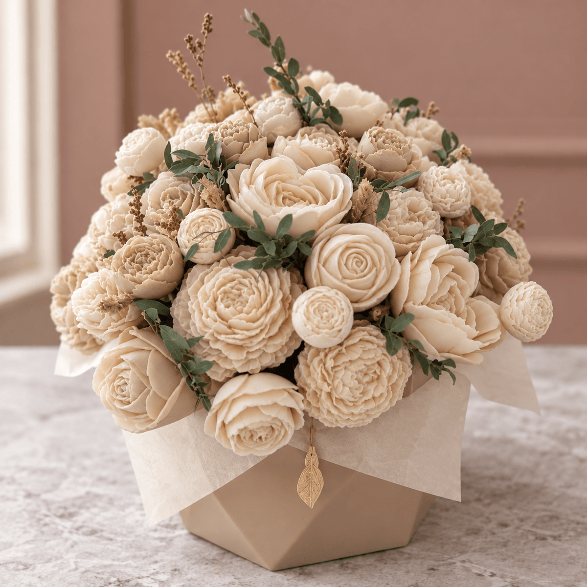 Eternal Bloom Bouquet Candle