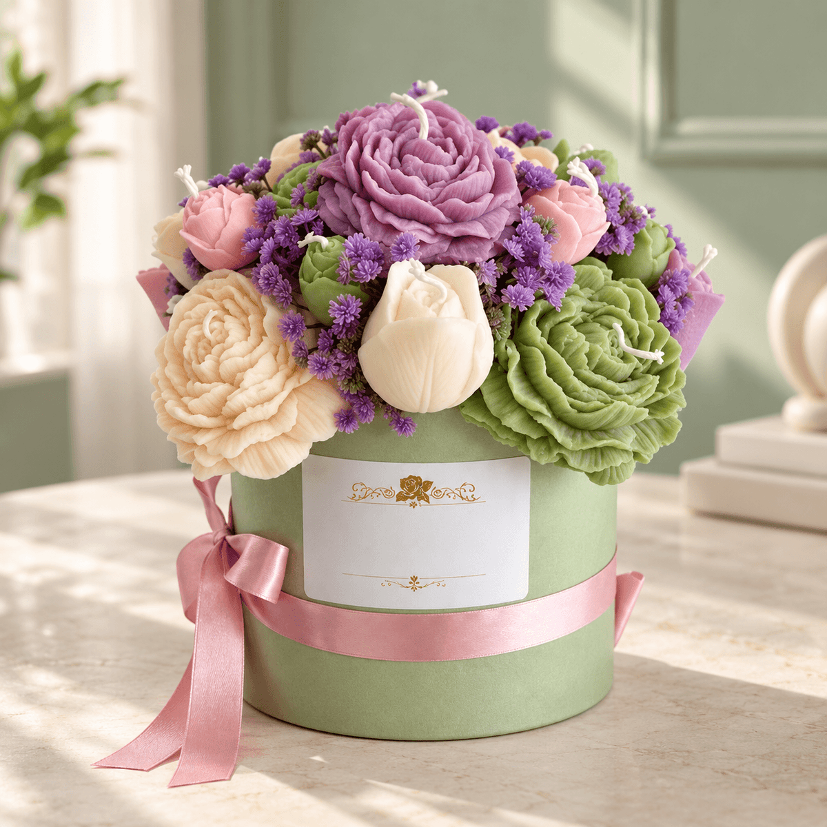 Eternal Bloom Bouquet Candle