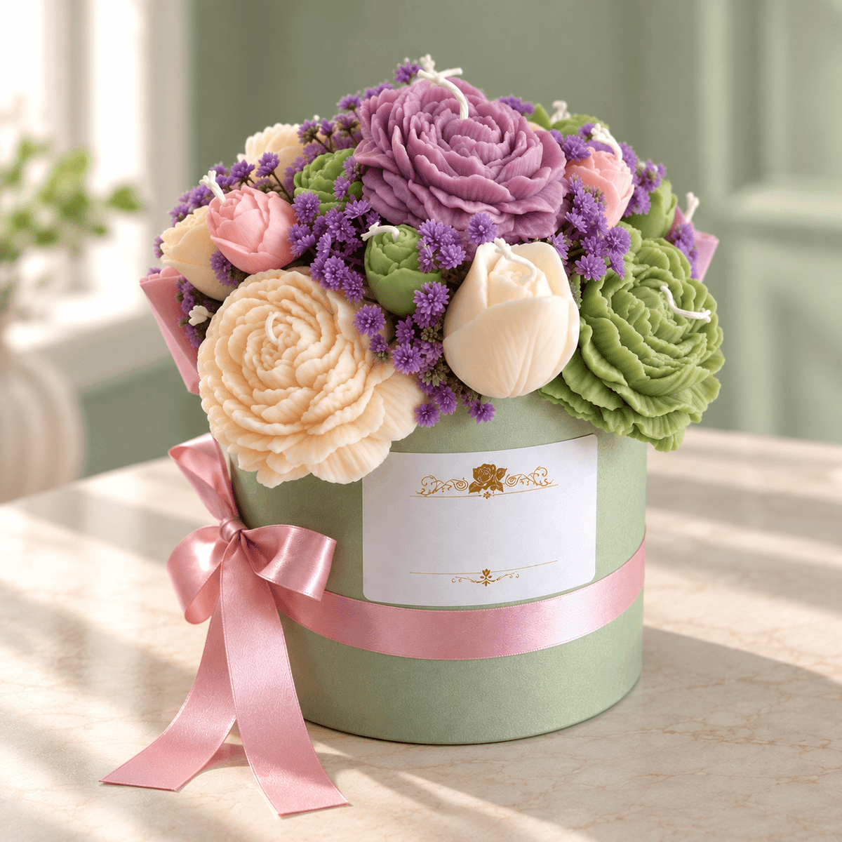 Eternal Bloom Bouquet Candle