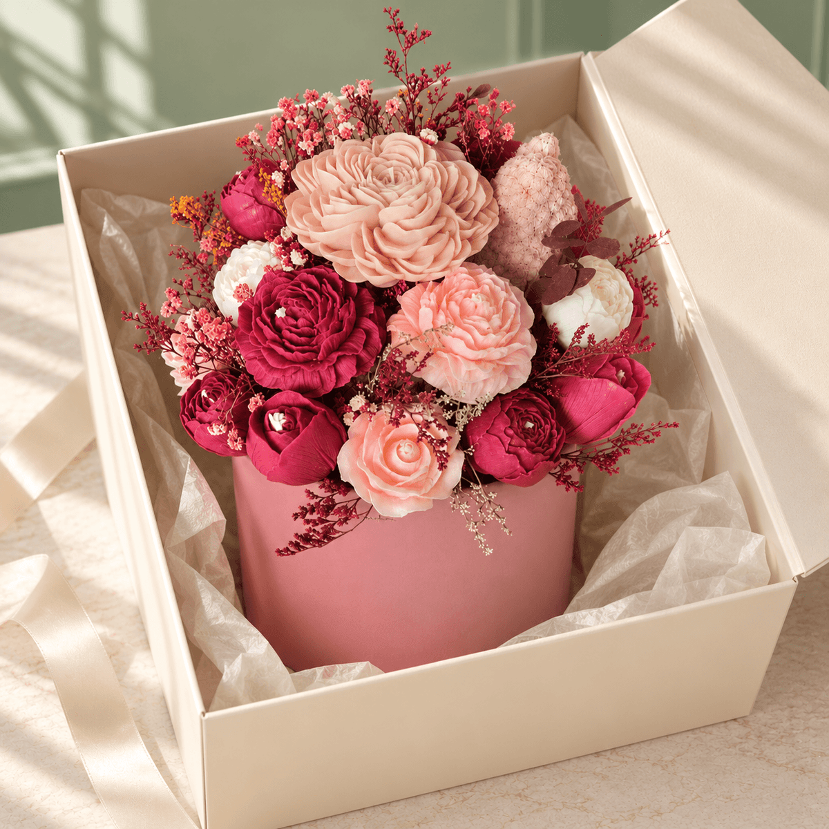 Eternal Bloom Bouquet Candle