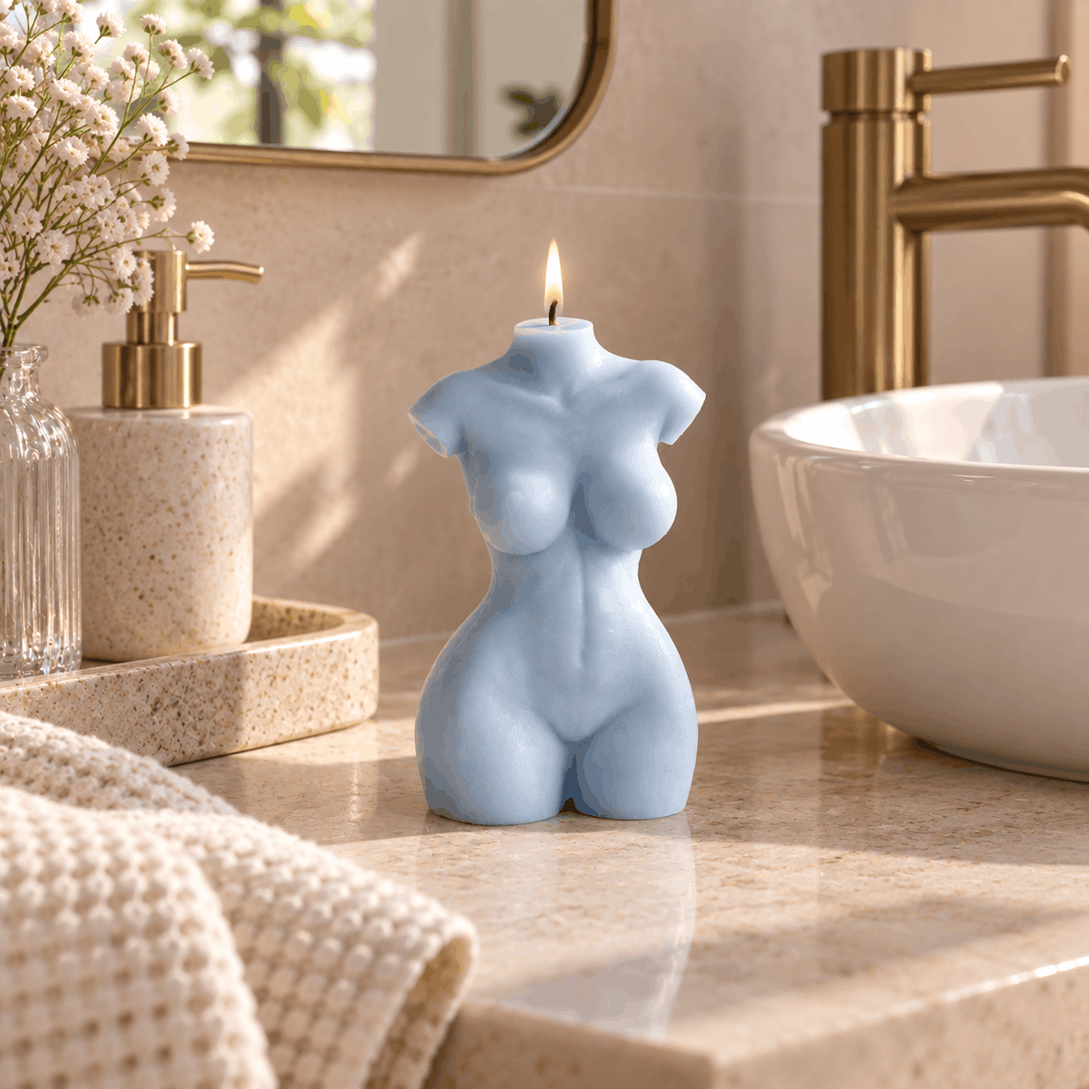 Sculpted Figure Candle