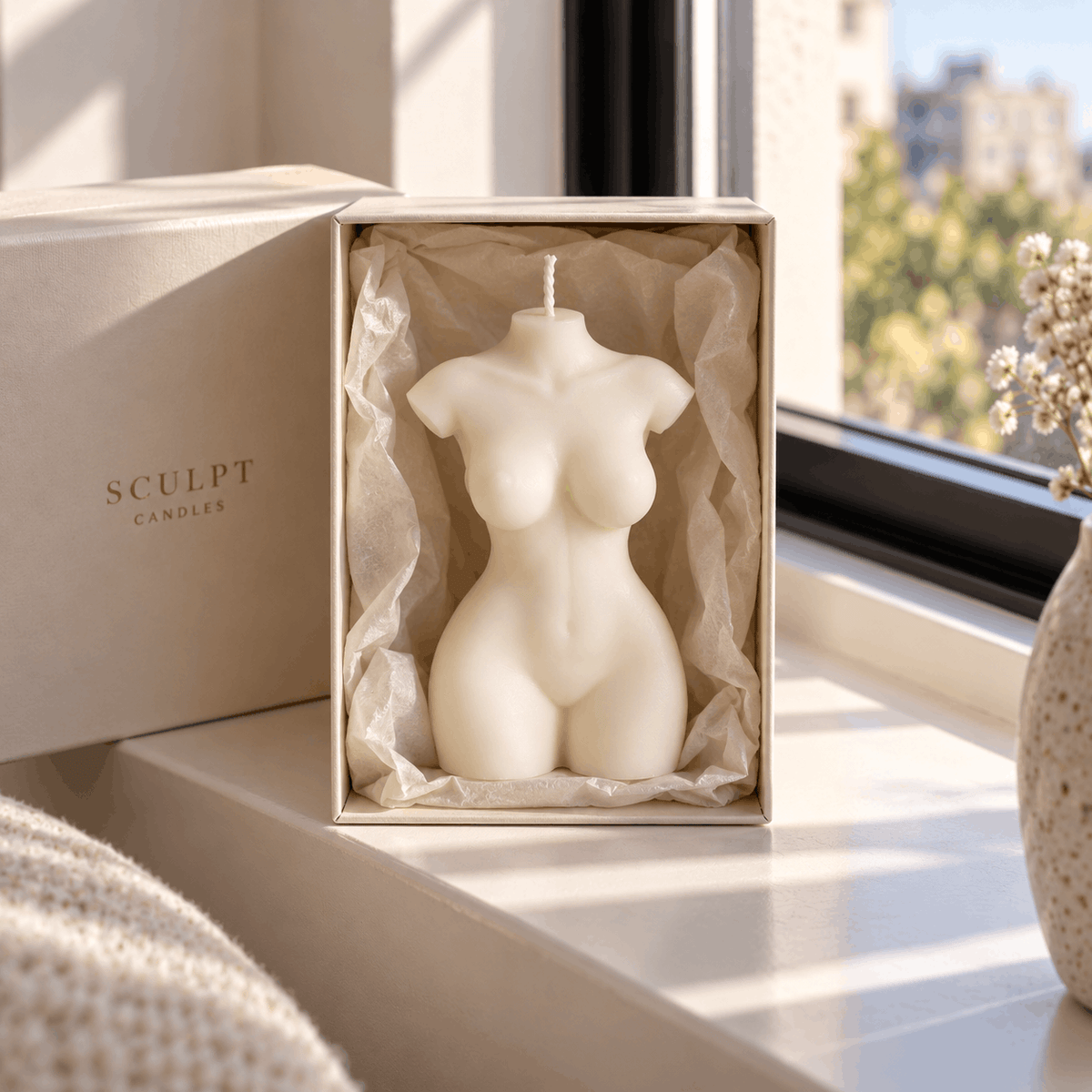 Sculpted Figure Candle